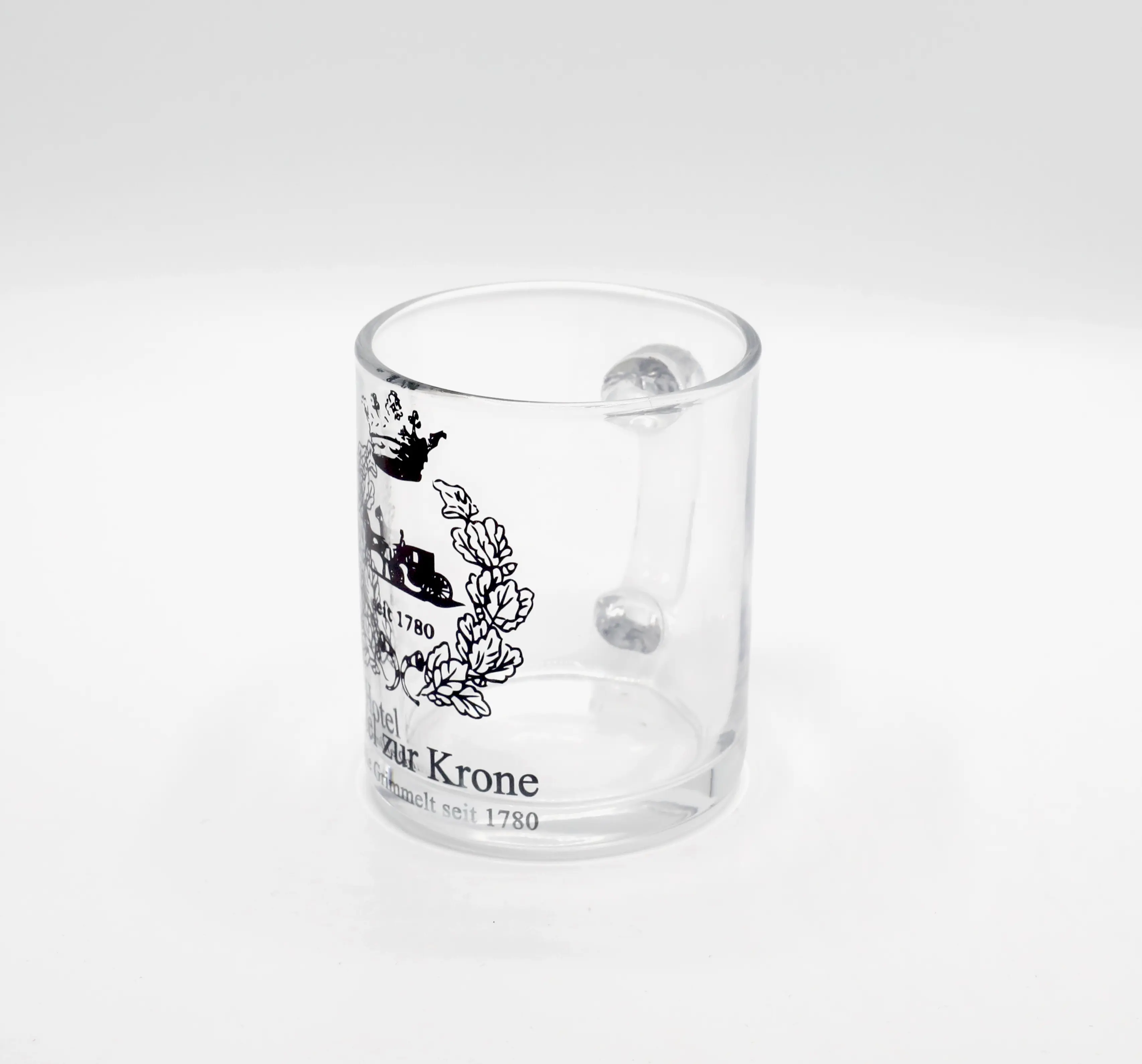 Glastasse klar inkl. Druck Glastasse klar inkl. Druck