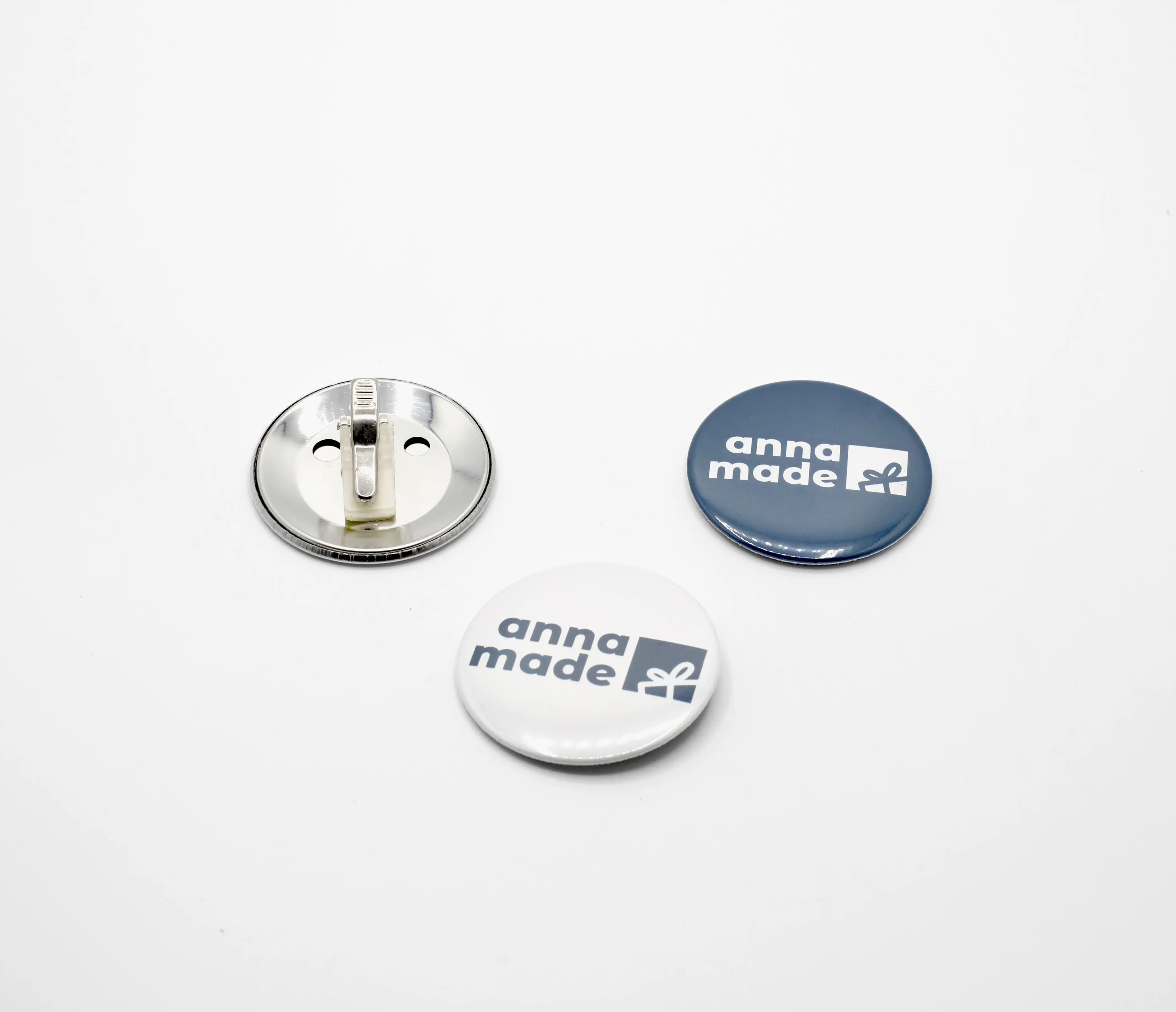 Button 59 mm  mit Kroko-Clip
