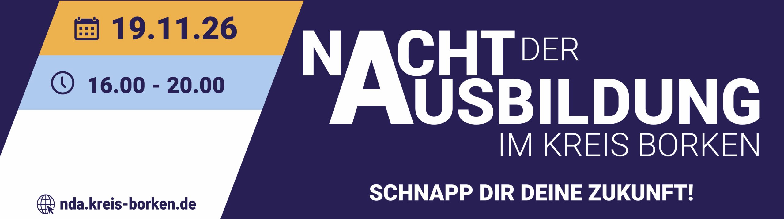Banner mit eigenem Logo mit Ösen rundum