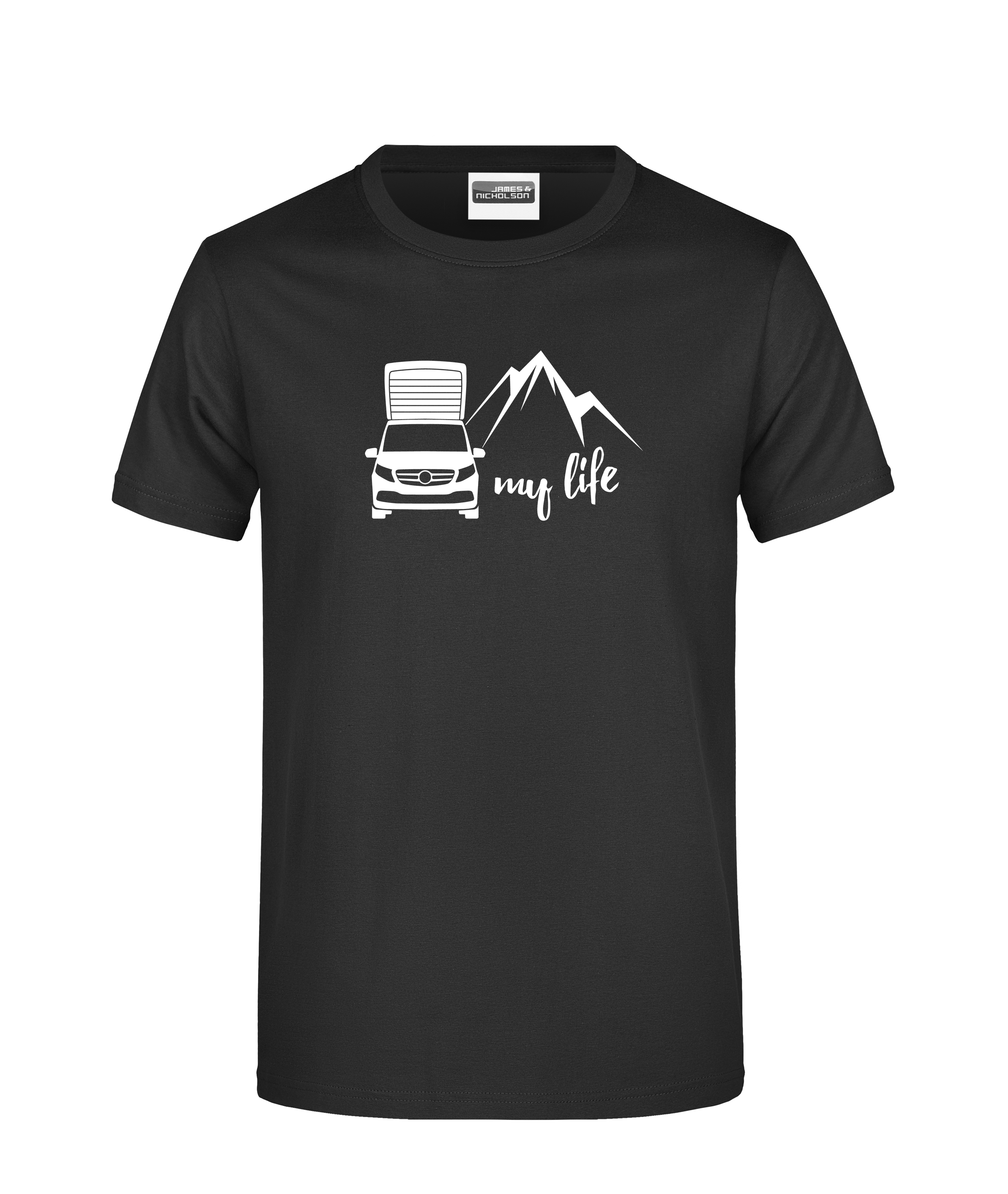 "my life" Herren-T-Shirt - Logo groß