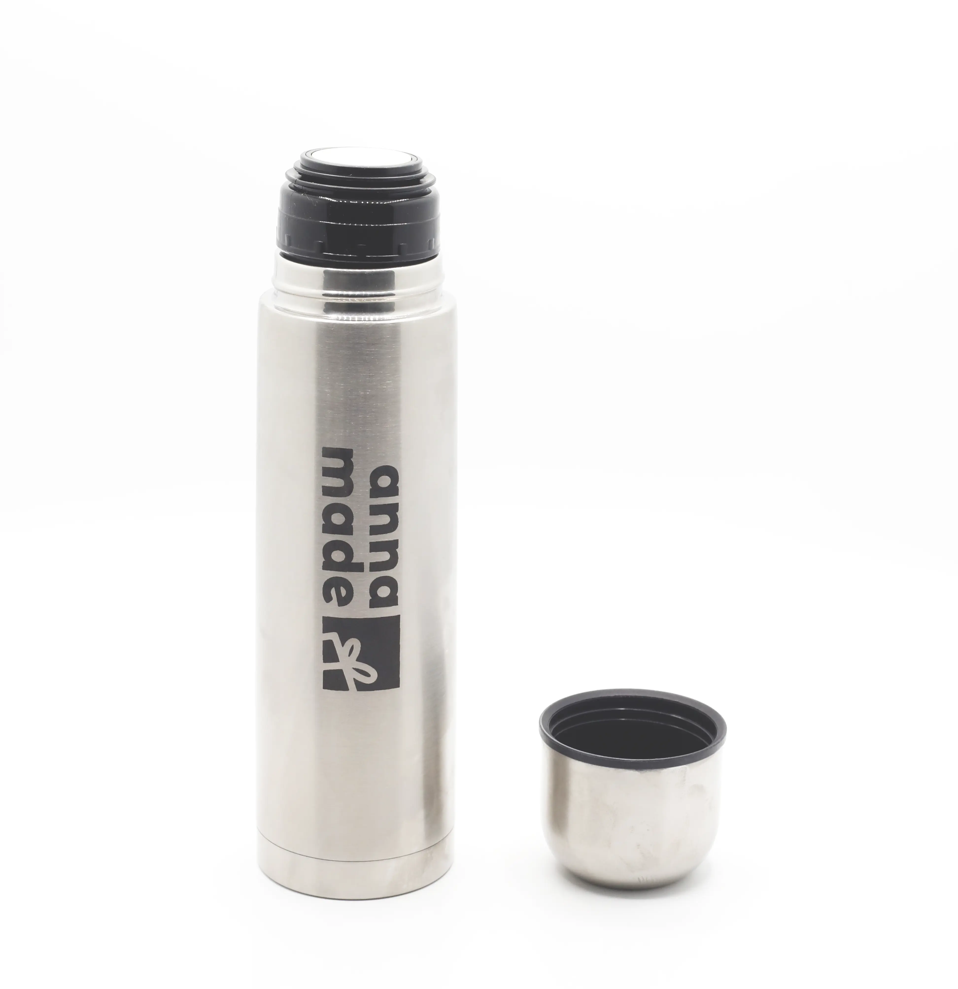 Thermosflasche aus Edelstahl  / Personalisierte Trinkflasche/ individuell gestaltet mit Gravur/ Thermosflasche 400ml