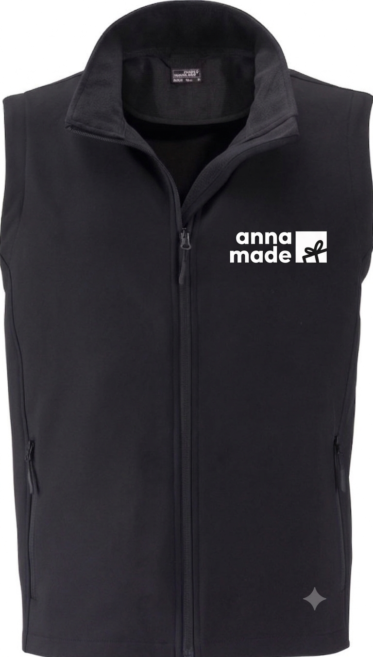 Herren-Softshell-Weste inkl. Druck