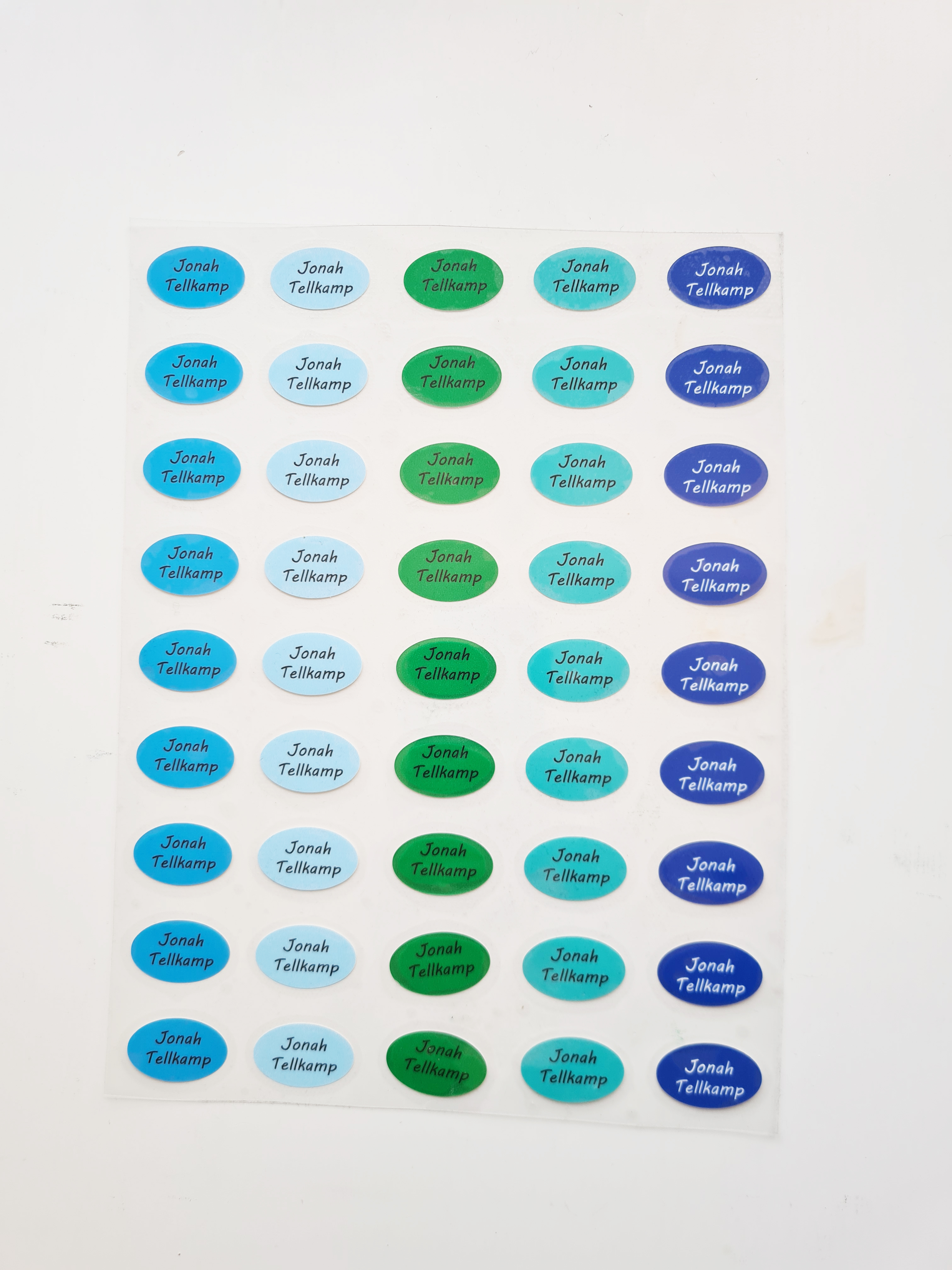 Bügeletiketten mit Name oder Größe Bügeletiketten mit Name oder Größe