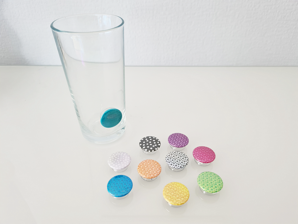 PROST-it Glasmarkierer Set "Bunt Dots" für Gläser oder Flaschen PROST-it Glasmarkierer Set "Bunt Dots" für Gläser oder Flaschen