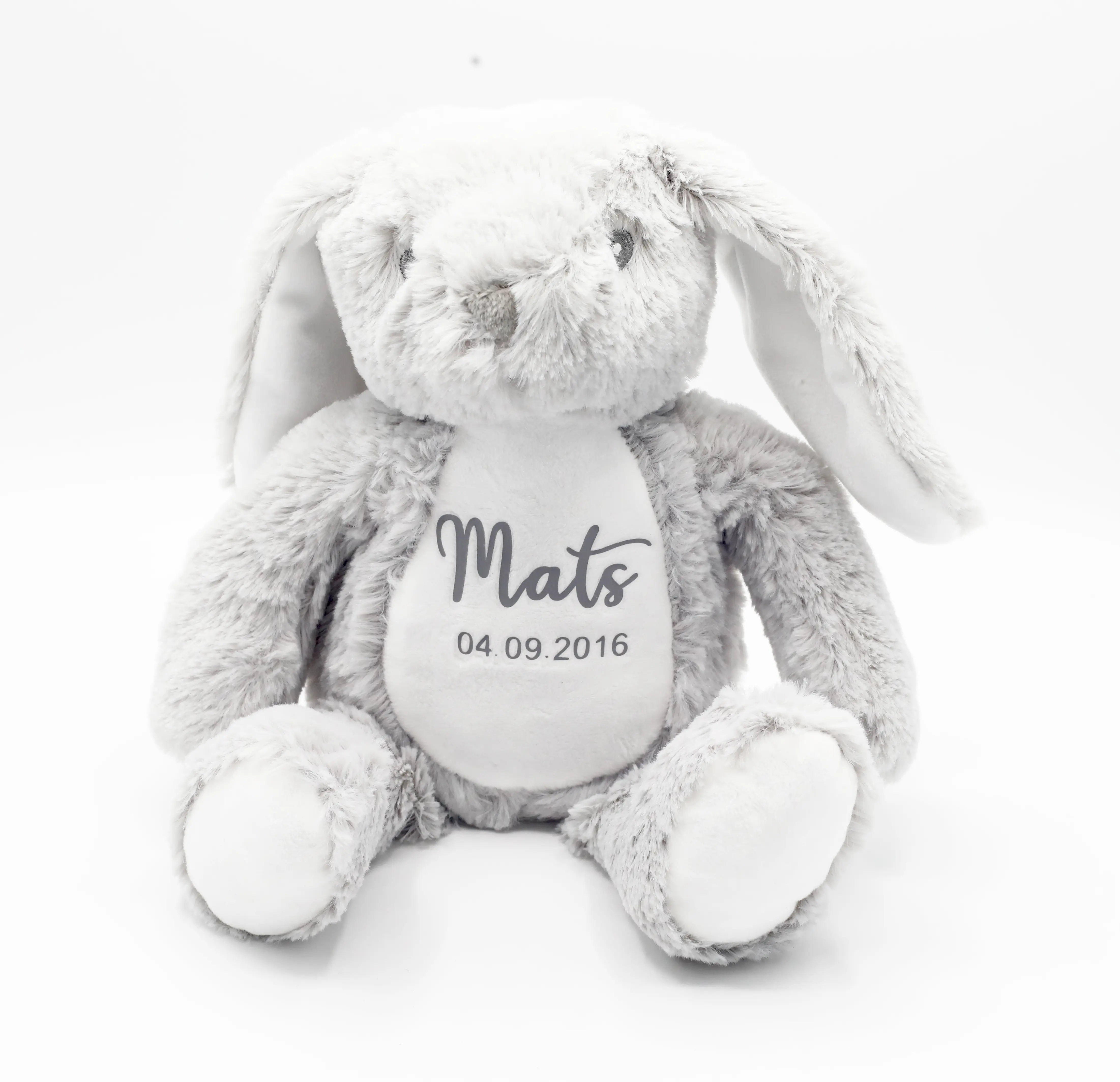 Kuscheltier klein mit Name und Geburtsdatum Kuscheltier klein mit Name und Geburtsdatum
