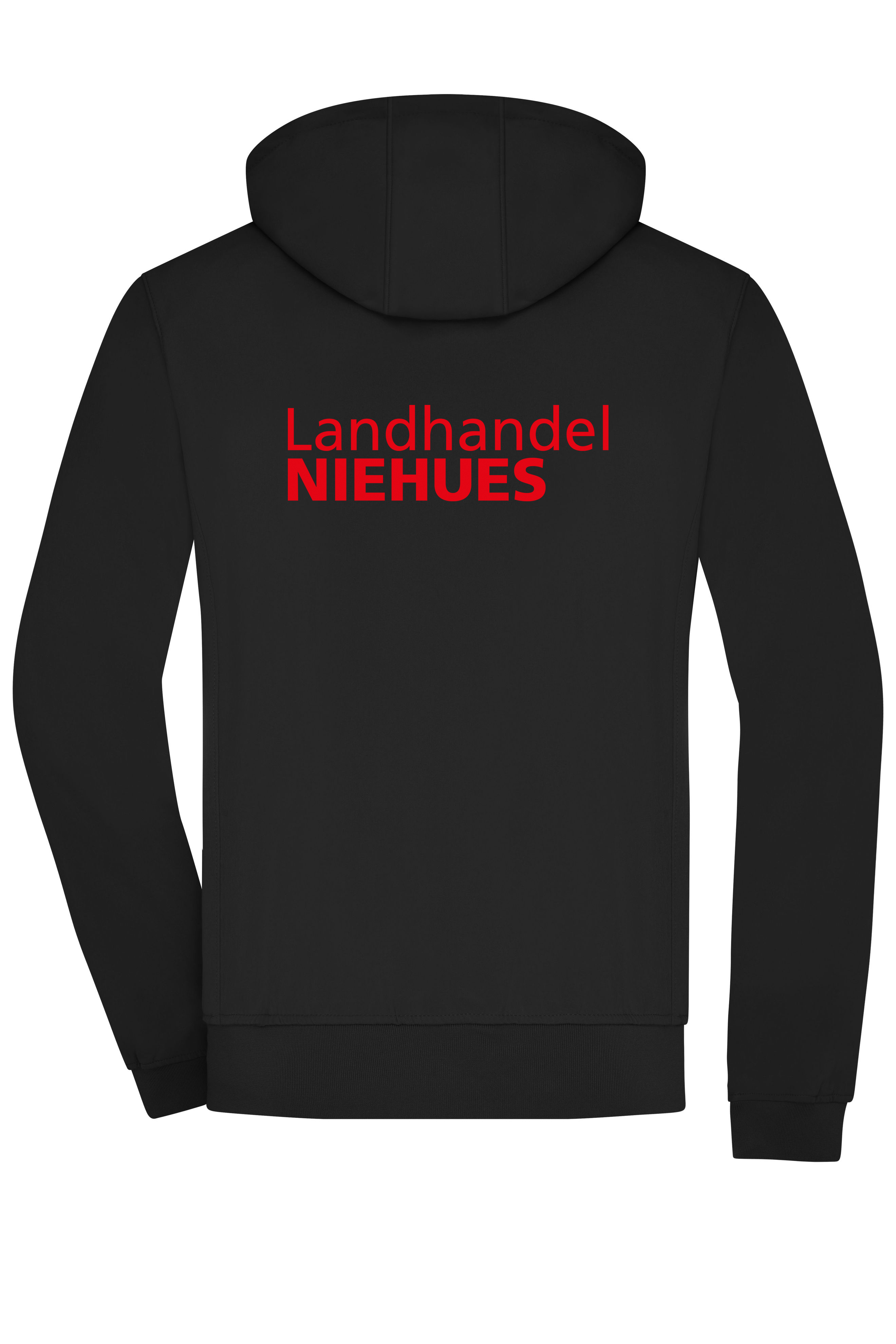 "Landhandel Niehues" Herren-Softshell-Jacke mit Kapuze