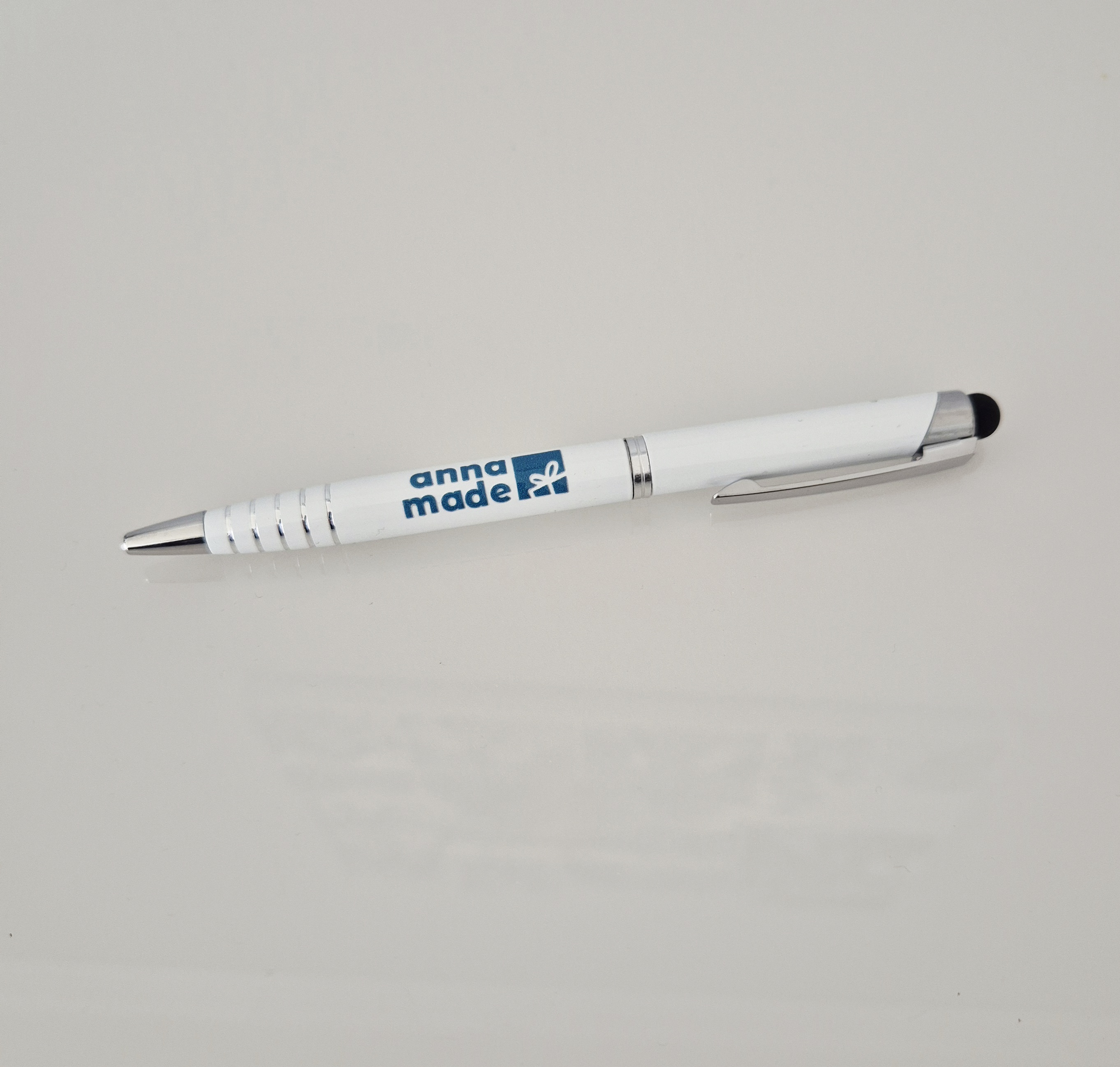 Drehkugelschreiber mit Stylus inkl. Logo-Druck