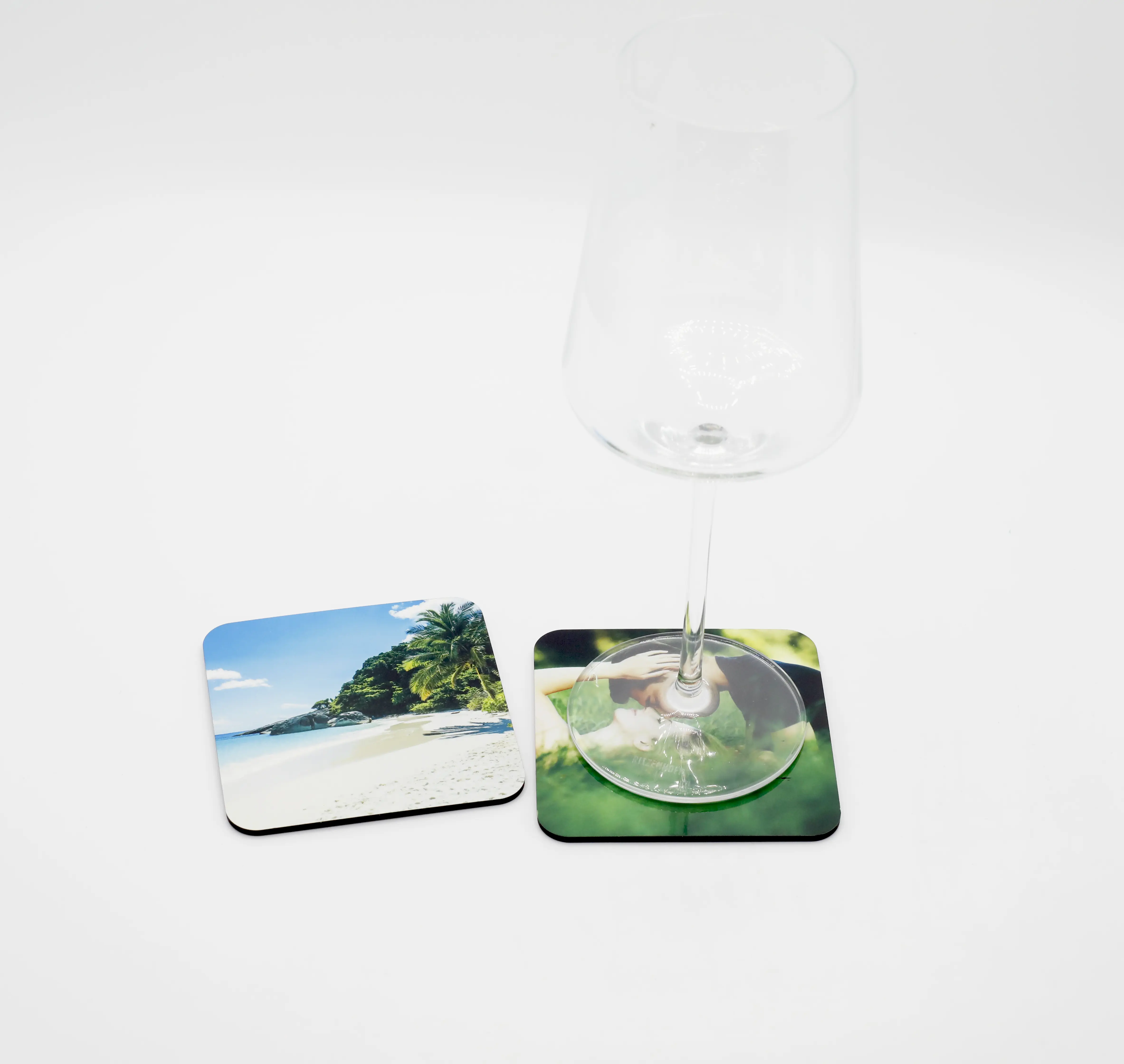 Glasuntersetzer mit Foto Glasuntersetzer mit Foto