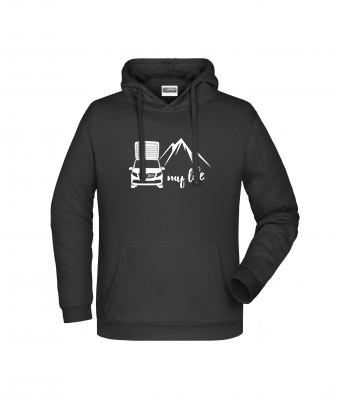 "my life" Herren Hoodie - Logo groß