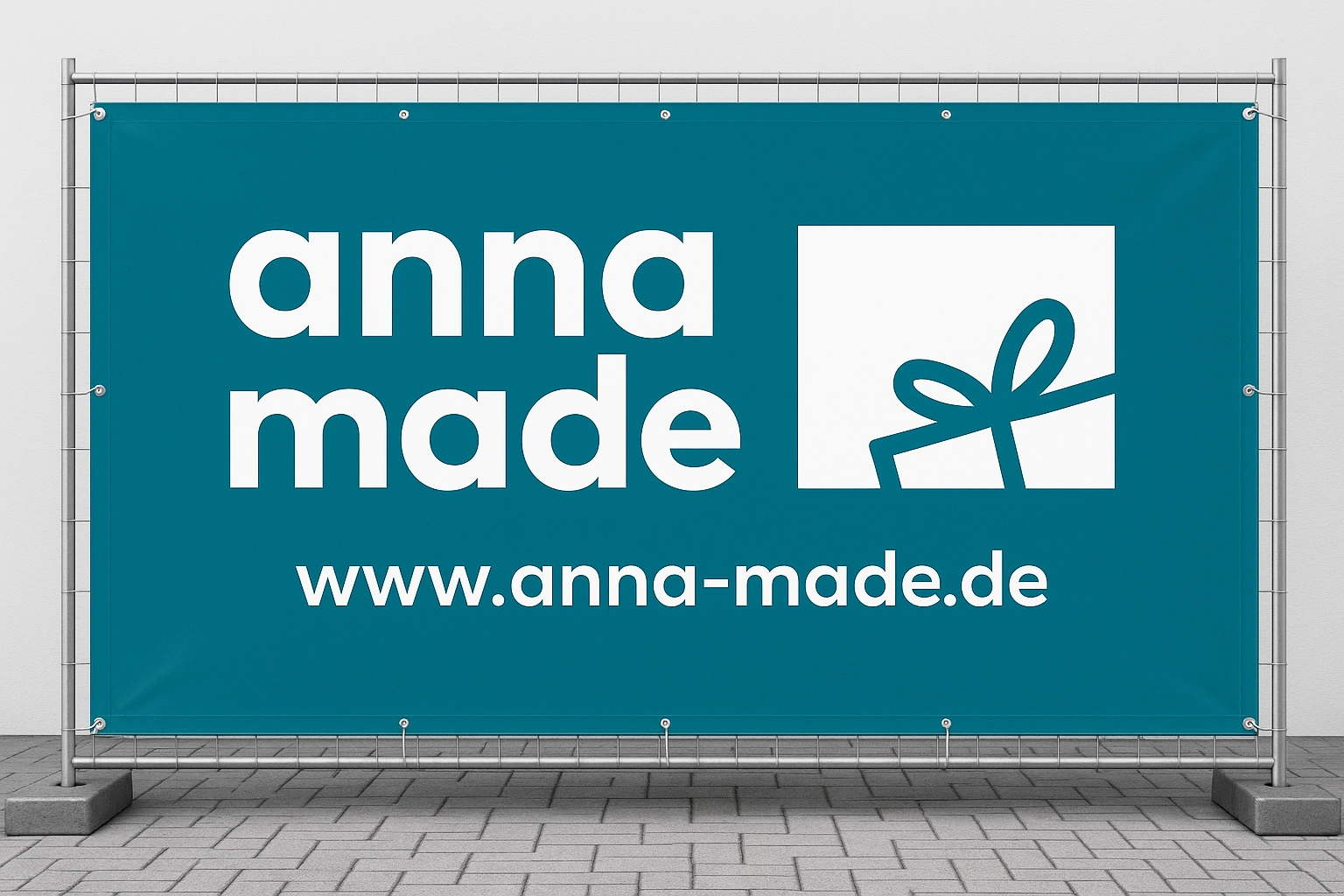 Bauzaunbanner mit eigenem Design