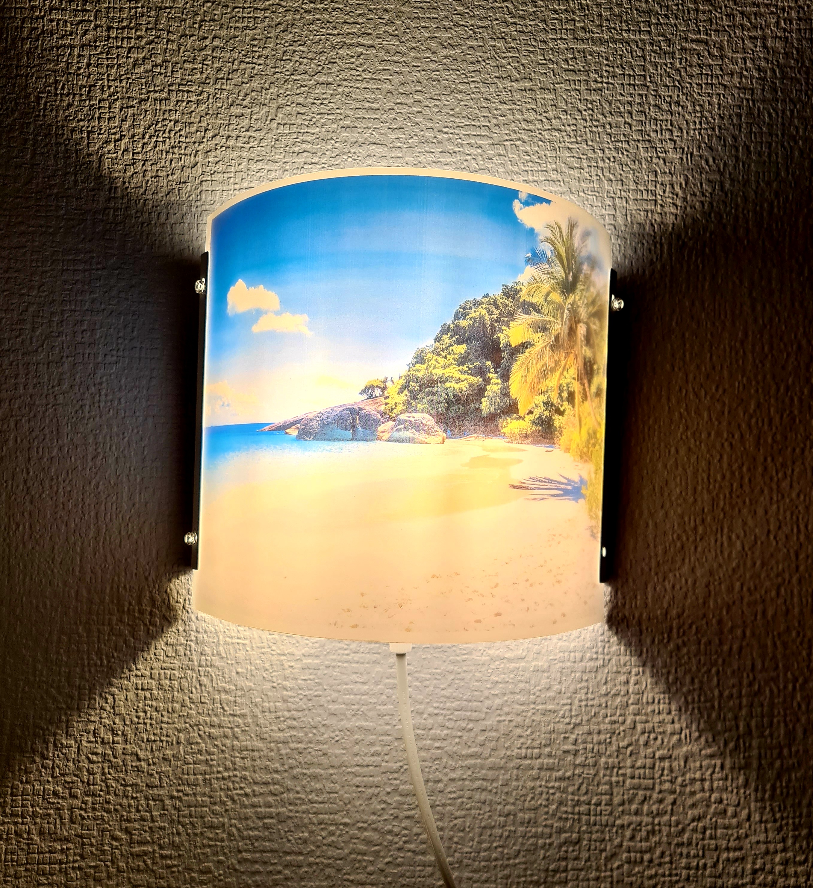 Wandlampe mit eigenem Foto