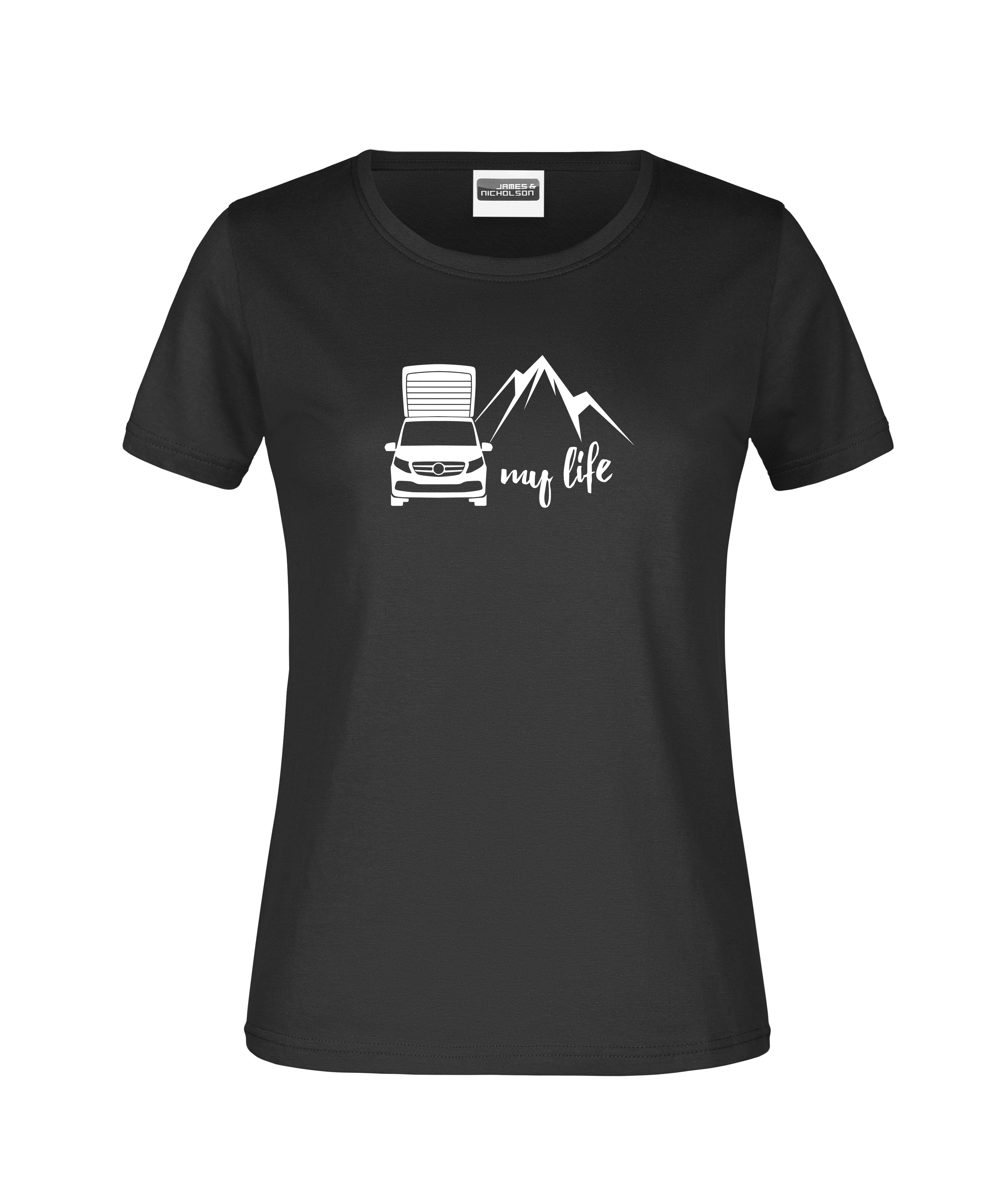 "my life" Damen-T-Shirt - Logo groß