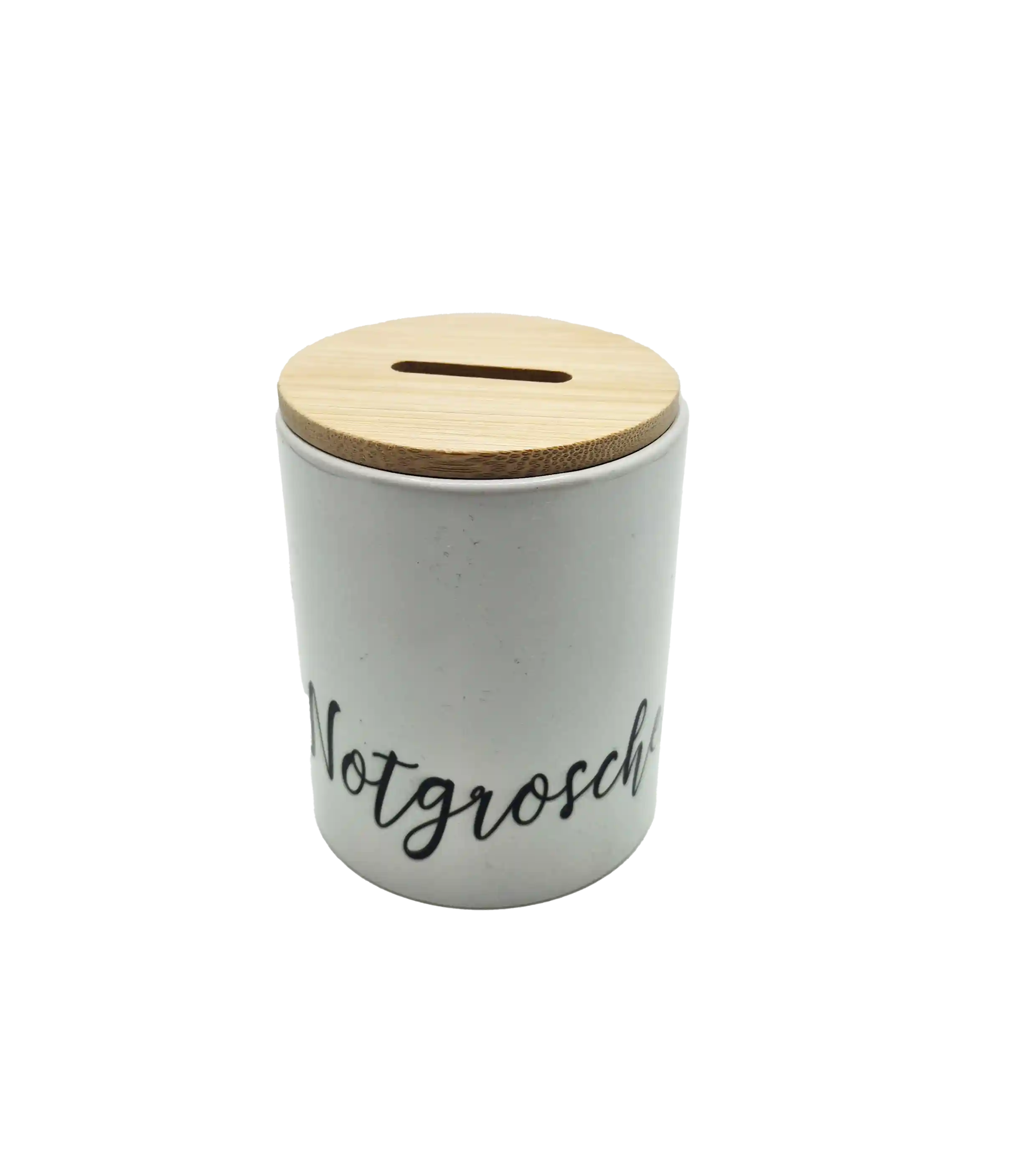 Spardose mit Bambusdeckel indidividell bedruckt. Spardose mit Bambusdeckel indidividell bedruckt.