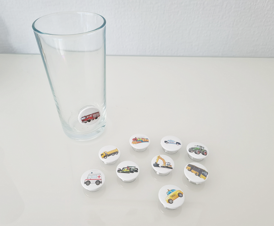 PROST-it Glasmarkierer Set "Fahrzeuge" für Gläser oder Flaschen PROST-it Glasmarkierer Set "Fahrzeuge" für Gläser oder Flaschen