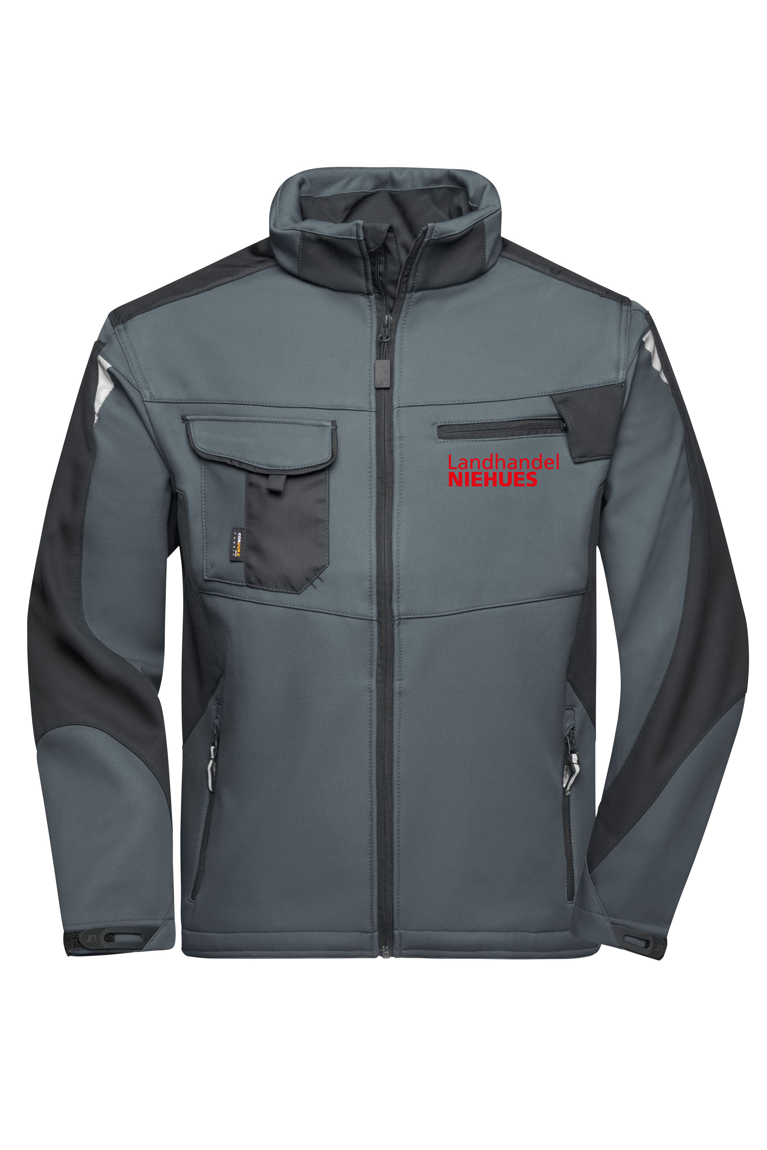 "Landhandel Niehues" gefütterte Unisex Arbeits-Softshell-Jacke