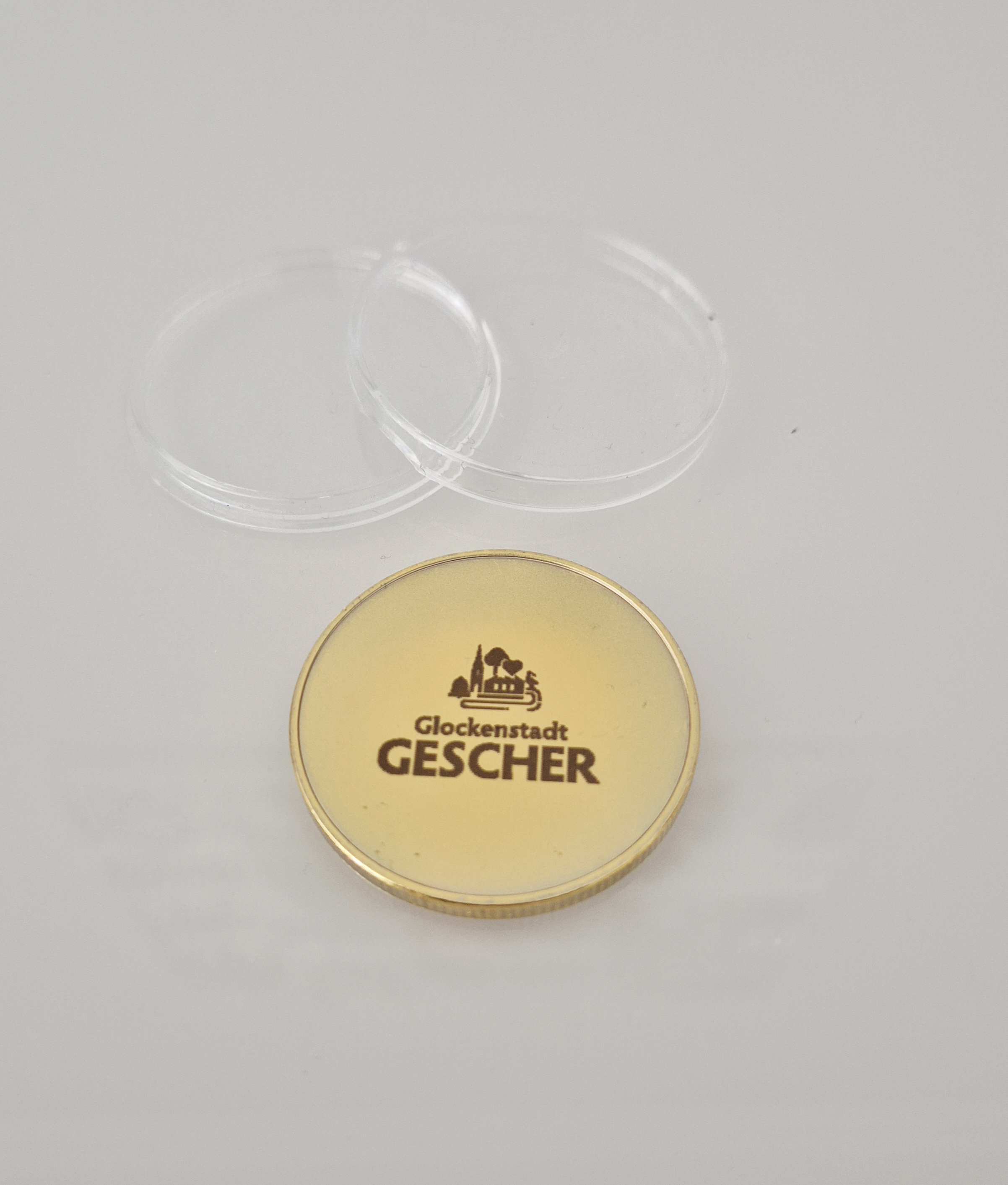 Gedenkmünze mit Gravur 