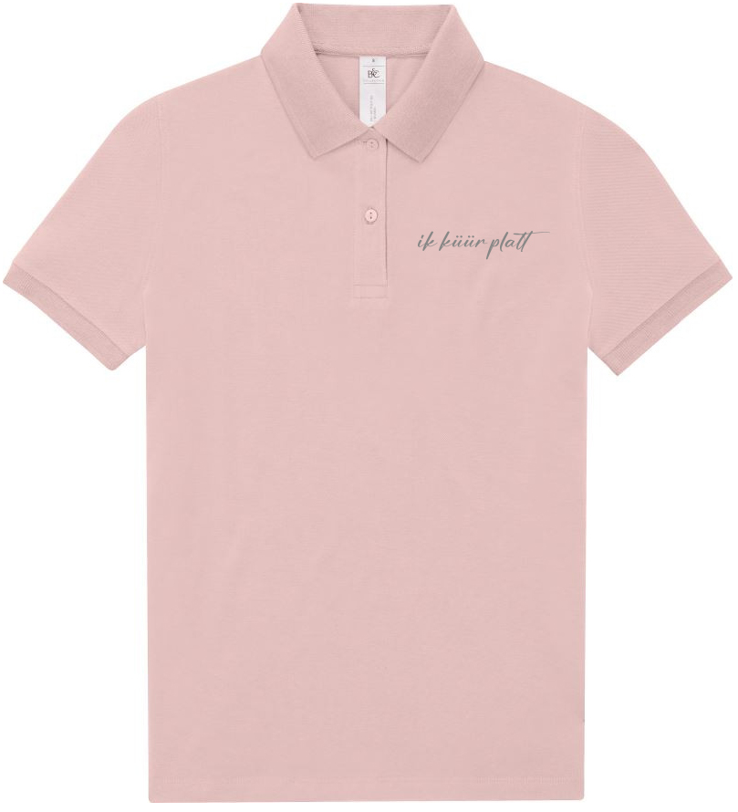 Damen-Polo-Shirt "Ik küür Platt" 