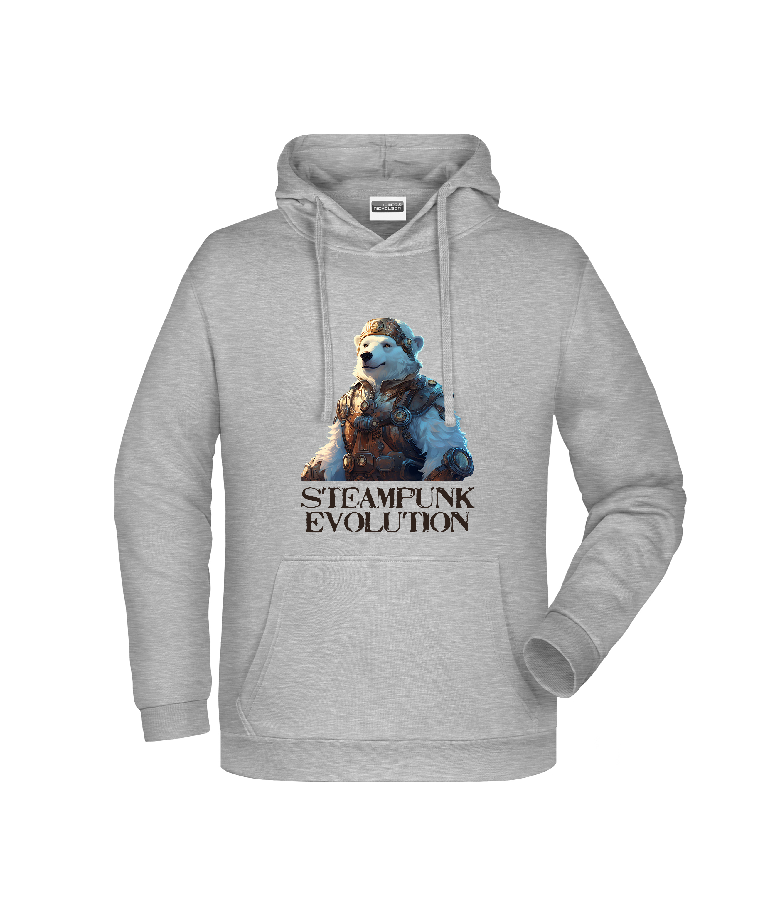 Herren-Hoodie "Steampunk Icebear" 