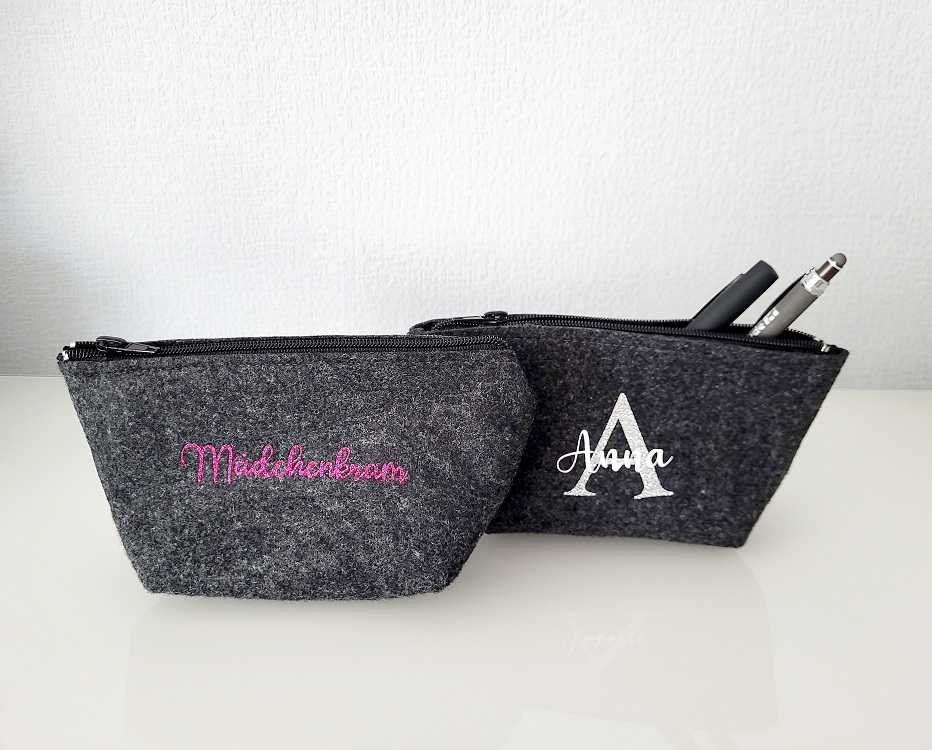 Kosmetiktasche/Etui aus Filz