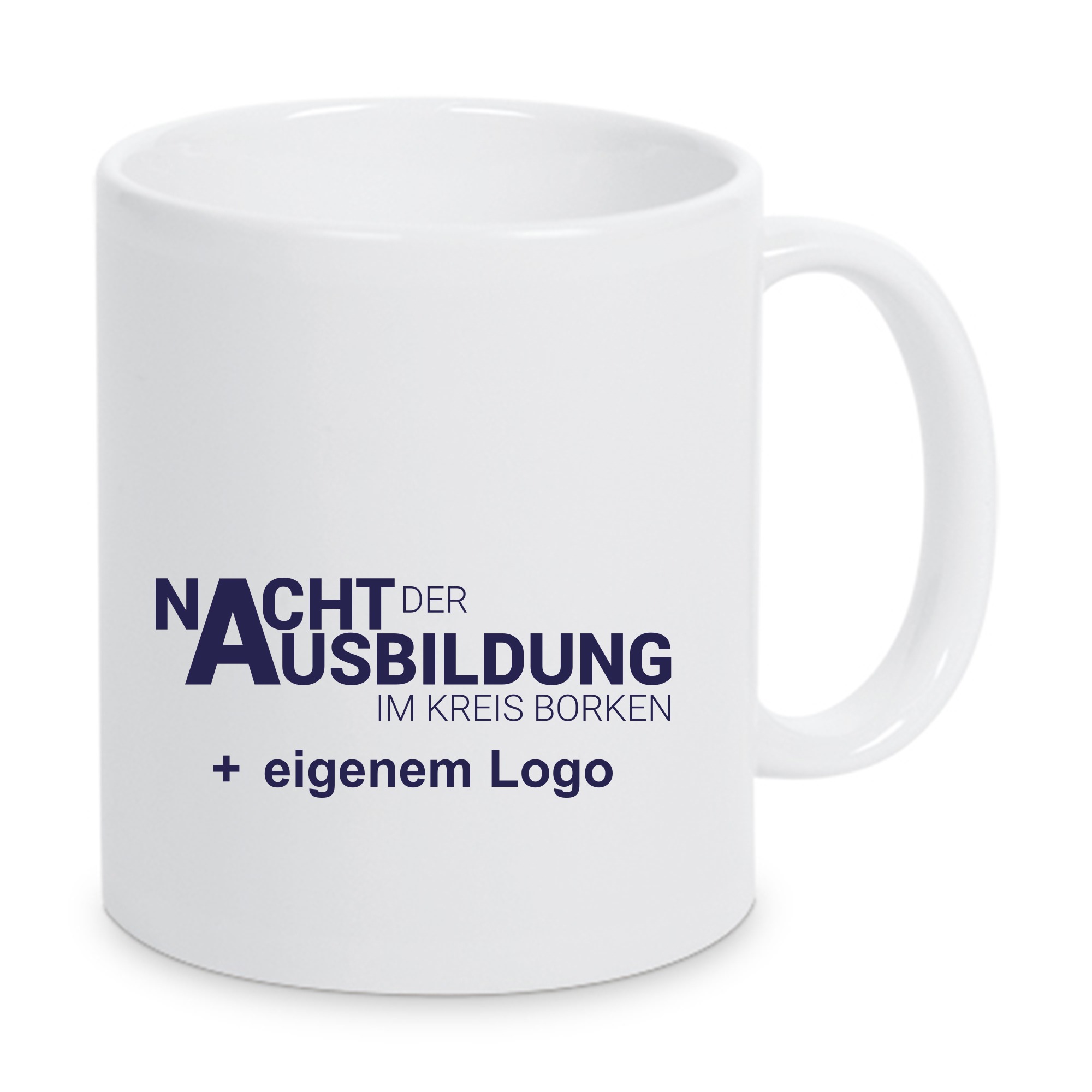 Tasse "Nacht der Ausbildung" + eigenem Logo