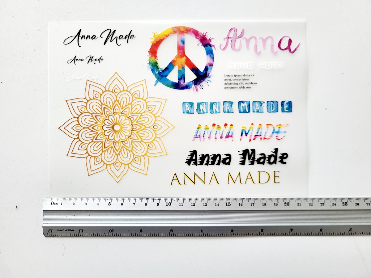 DTF-Ausdruck / filigrane Bügelbilder / Transferdruck für Textilien / Patches DTF-Ausdruck / filigrane Bügelbilder / Transferdruck für Textilien / Patches