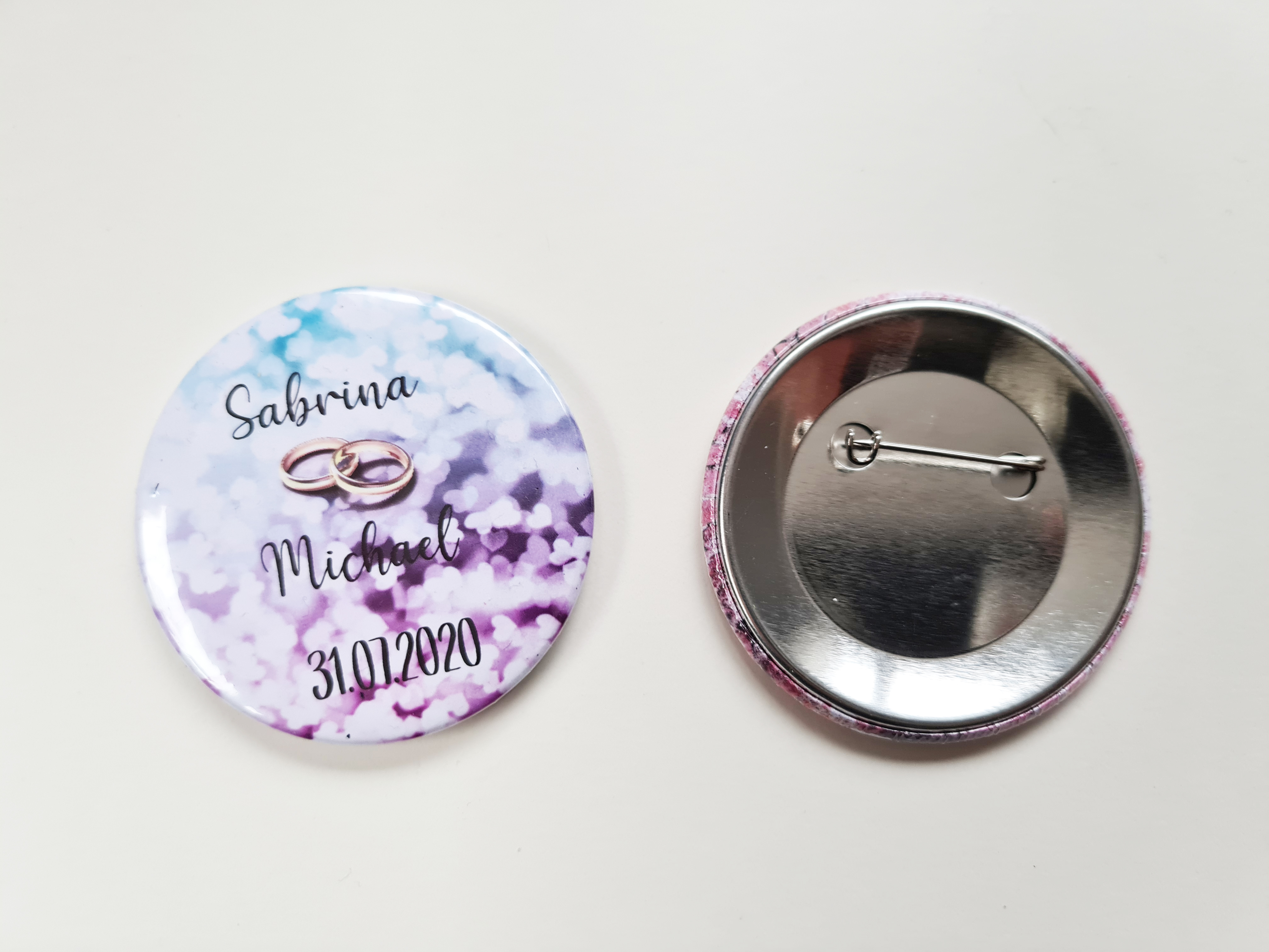 Button 59 mm  mit Sicherheitsnadel Button 59 mm  mit Sicherheitsnadel