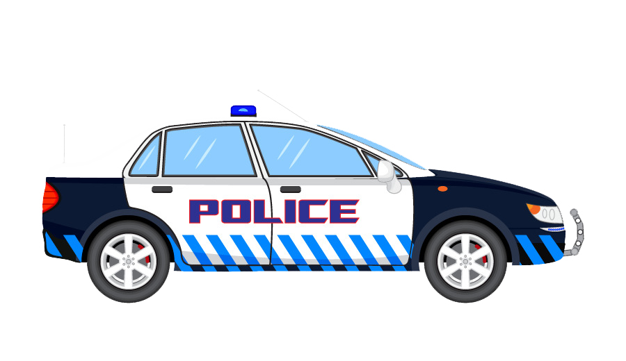 19-7 Polizeiauto