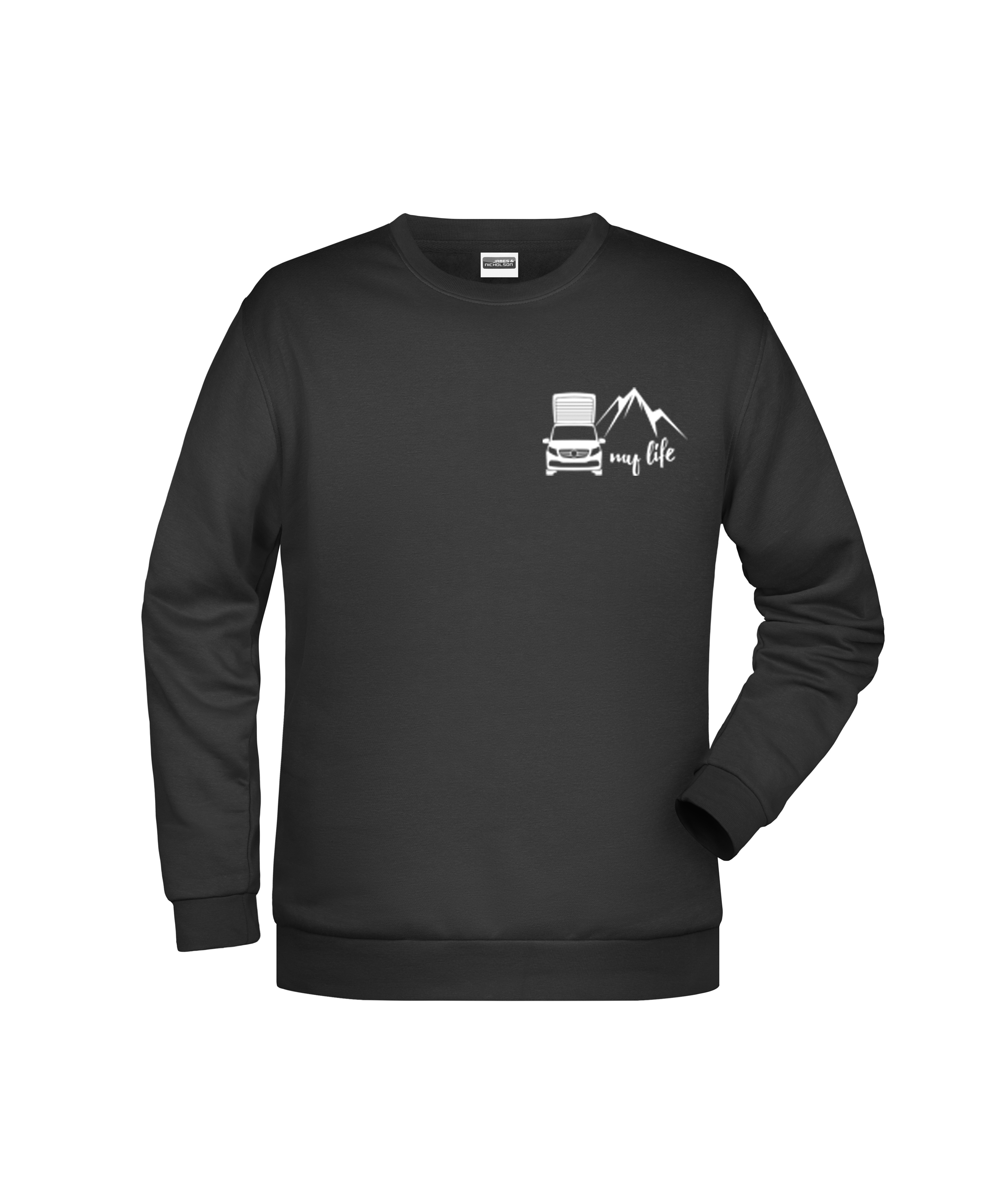 "my life" Herren-Sweatshirt - Logo klein "my life" Herren-Sweatshirt - Logo klein