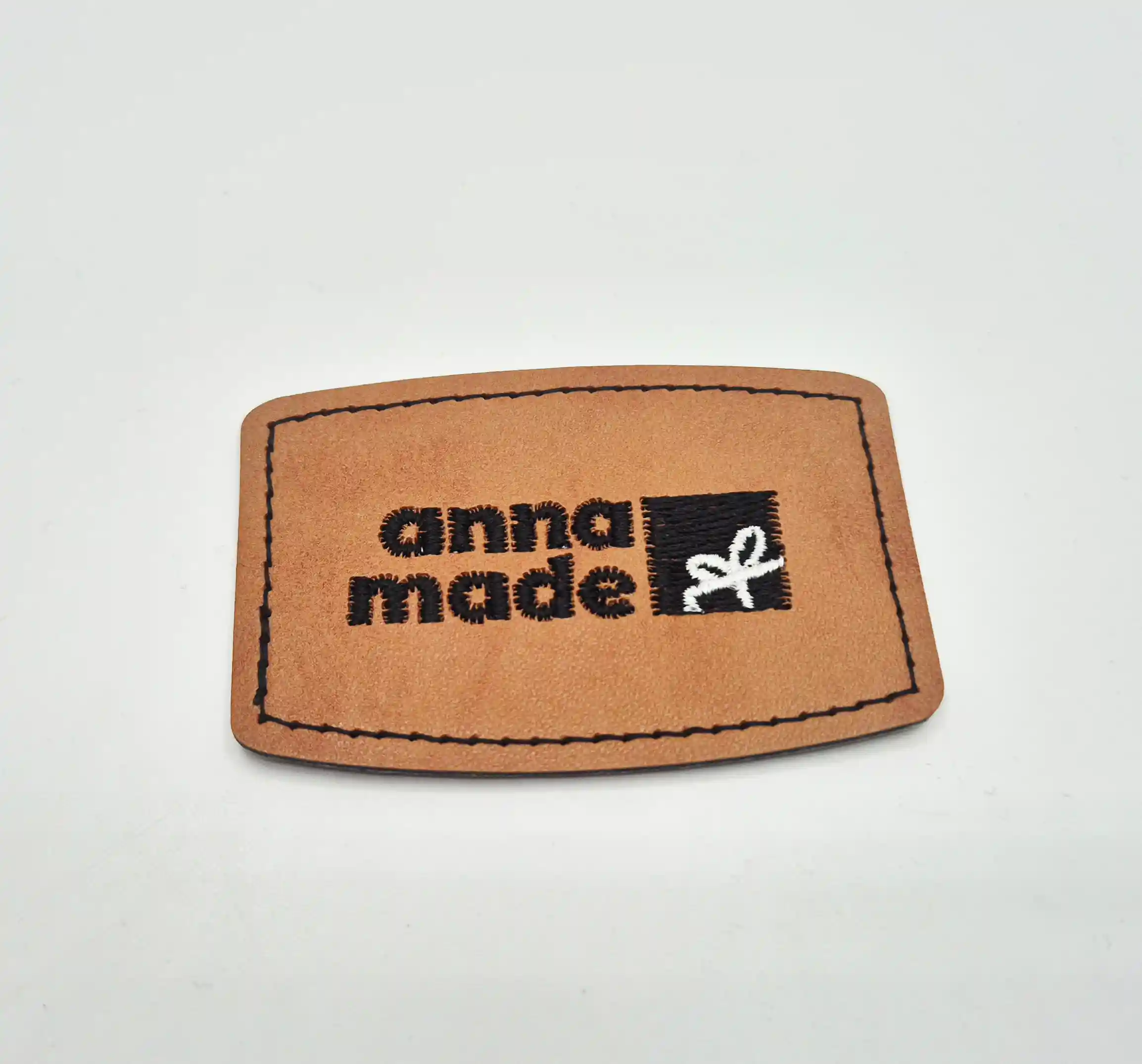 PU-Kunstlederpatch bestickt zum aufbügeln oder aufnähen