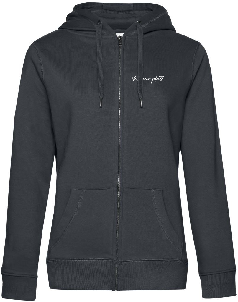 Damen-Sweatjacke "Ik küür Platt" 