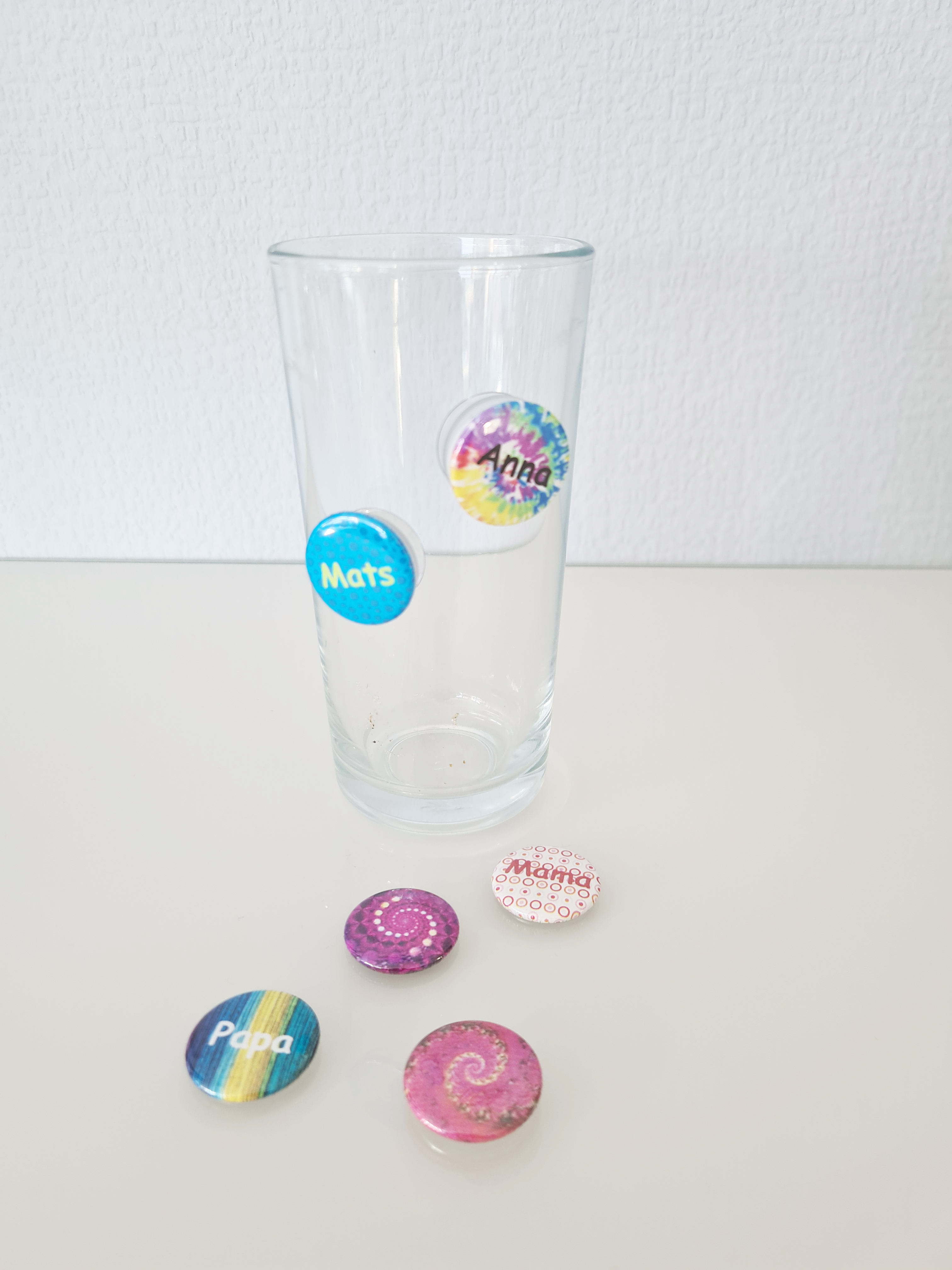 PROST-it Glasmarkierer Set "Bunt Dots" für Gläser oder Flaschen