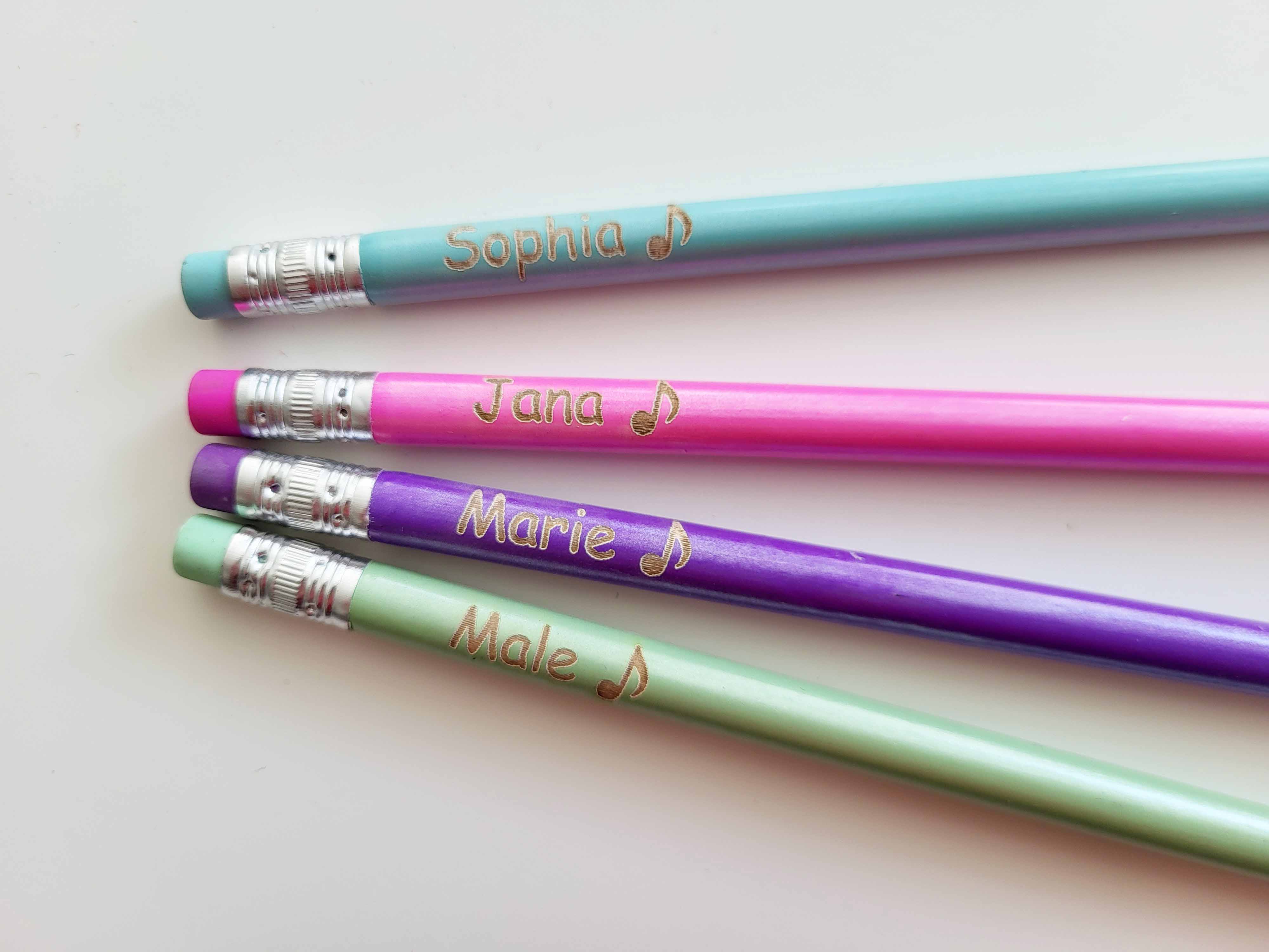 Bunter Bleistift mit Gravur Bunter Bleistift mit Gravur