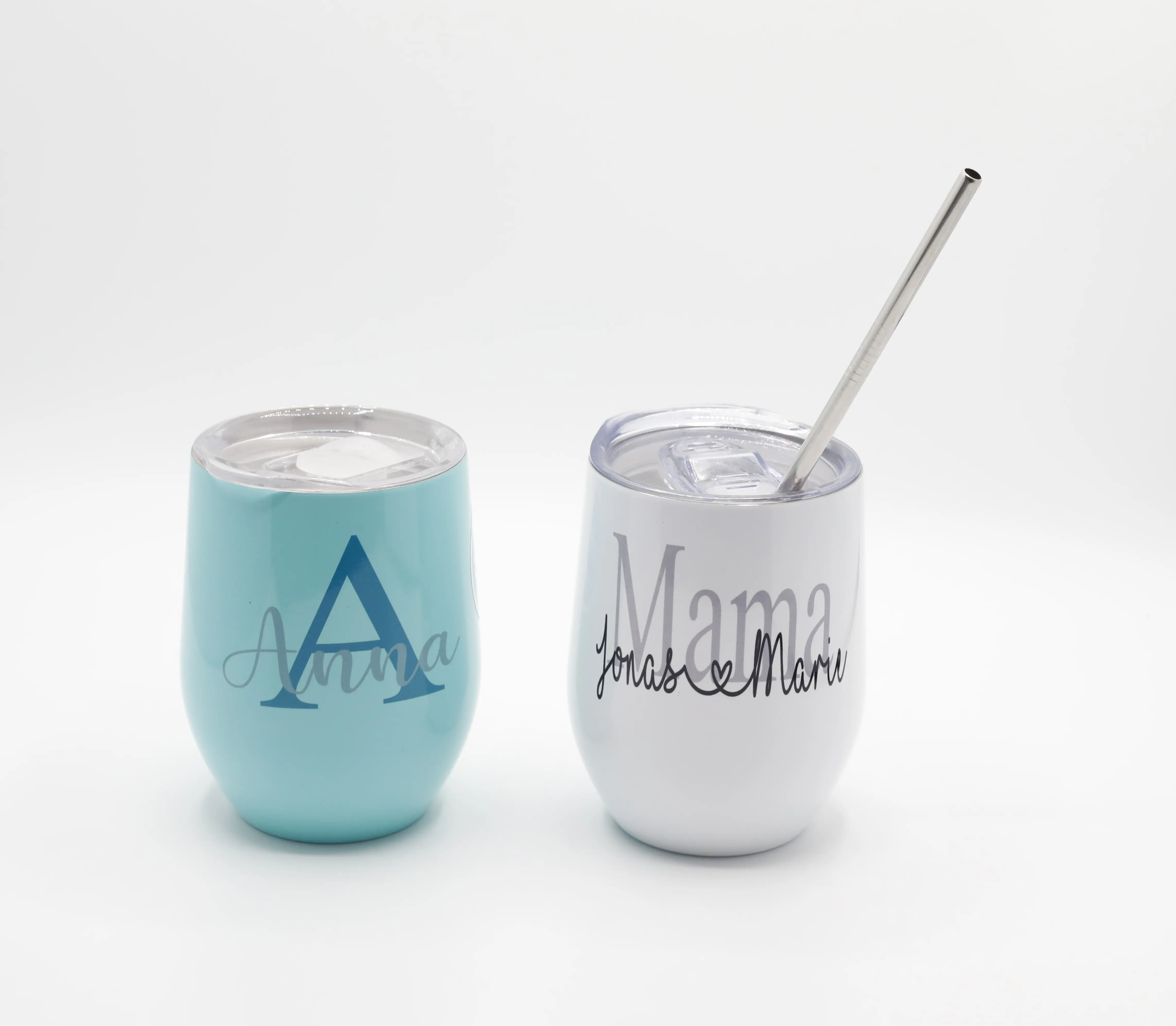 Becher aus Edelstahl mit Wunschaufdruck oder Foto Becher aus Edelstahl mit Wunschaufdruck oder Foto